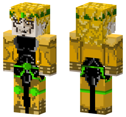Dio Brando Minecraft Bedrock skin