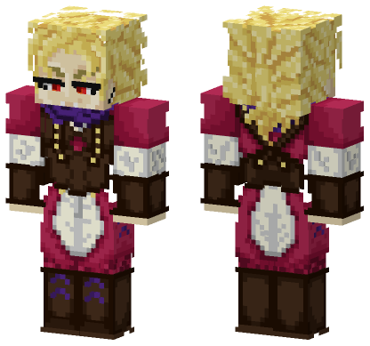 Dio Brando JJBA Minecraft Bedrock skin