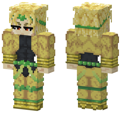 Dio Brando JJBA Minecraft Bedrock skin