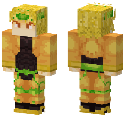 Dio Brando Part 3 Minecraft Bedrock skin