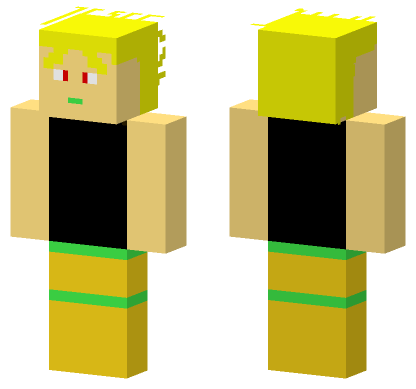 Dio Brando Skin Minecraft Bedrock skin