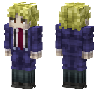 Dio Brando Young Minecraft Bedrock skin