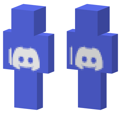 Discord Logo Skin Minecraft Bedrock skin