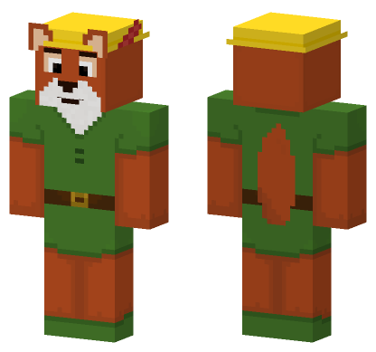 Disney Robin Hood Minecraft Bedrock skin