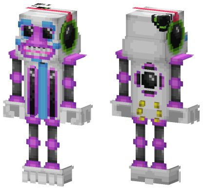 DJ Music Man 2.0 Minecraft Bedrock skin