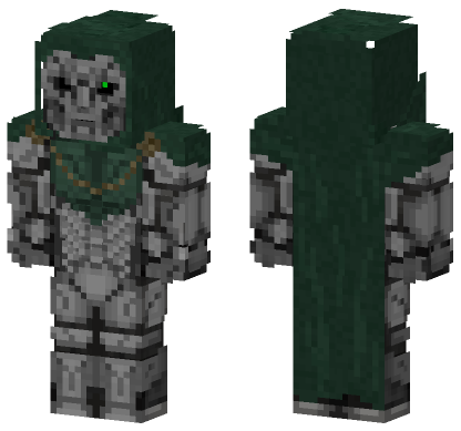 Doctor Doom Fantastic Four Minecraft Bedrock skin