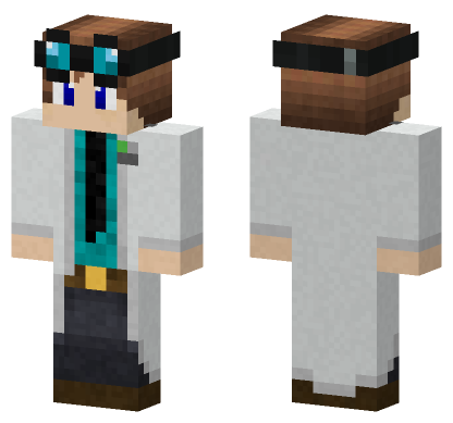 Doctor Lewis Lab Coat Minecraft Bedrock skin