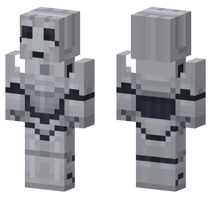 Doctor Who Cyberman 2012 Minecraft Bedrock skin