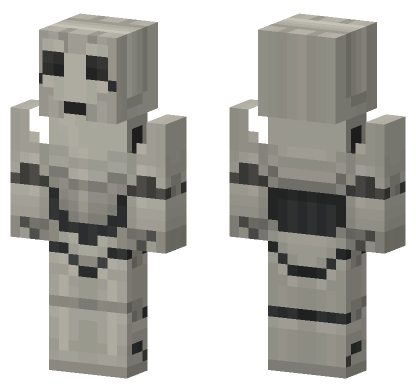 Doctor Who Cyberman 2013 Minecraft Bedrock skin