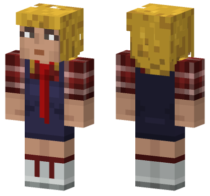 Doctor Who Jo Grant Minecraft Bedrock skin