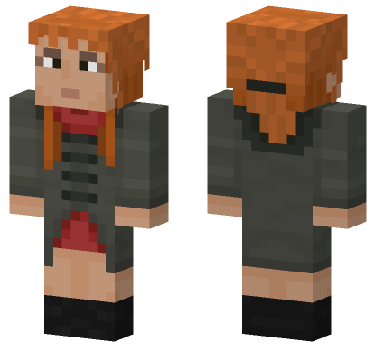Doctor Who Liz Shaw Minecraft Bedrock skin