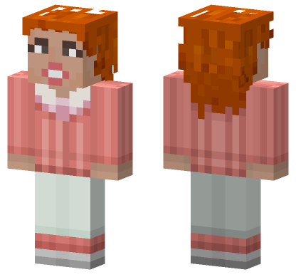 Doctor Who Melanie Bush Minecraft Bedrock skin