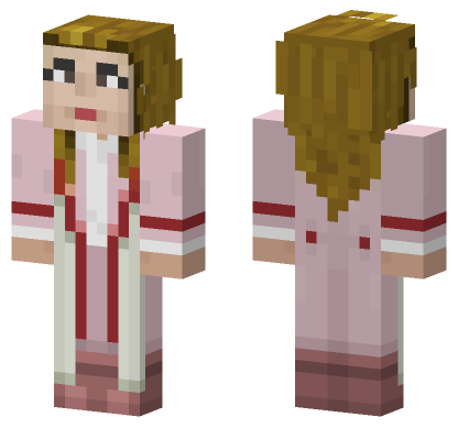 Doctor Who Romana Minecraft Bedrock skin