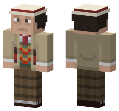 Doctor Who Seventh Doctor Minecraft Bedrock skin