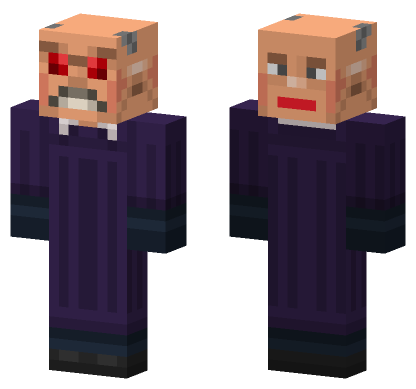 Doctor Who Smiler Minecraft Bedrock skin