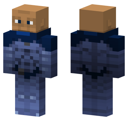 Doctor Who Sontaran 2010 Minecraft Bedrock skin