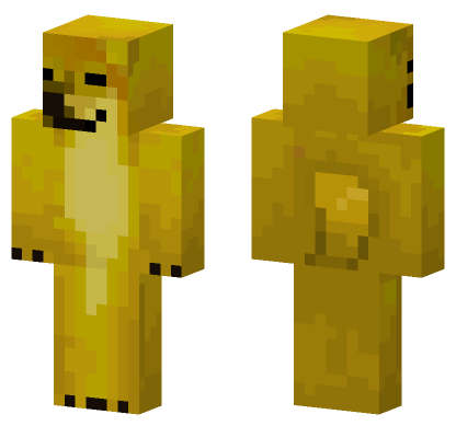 Dogememe Skin Minecraft Bedrock skin