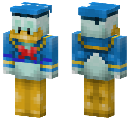 Donald Duck Skin Minecraft Bedrock skin