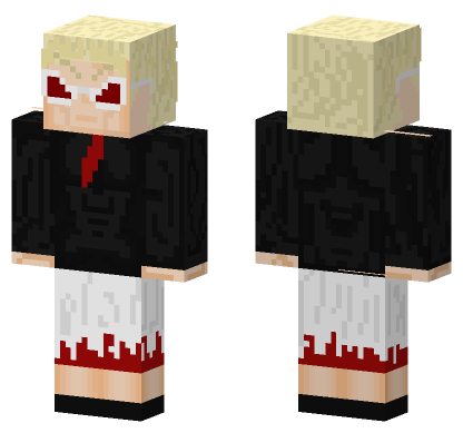 Donquixote Doflamingo Black Suit Minecraft Bedrock skin