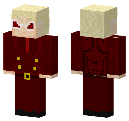 Donquixote Doflamingo Red Suit Minecraft Bedrock skin
