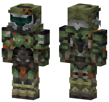 Doom Slayer 5811373 Minecraft Bedrock skin