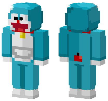 Doraemon 2 Minecraft Bedrock skin