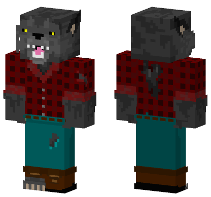 Doug The Werewolf Minecraft Bedrock skin