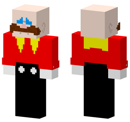 Dr Eggman Minecraft Bedrock skin