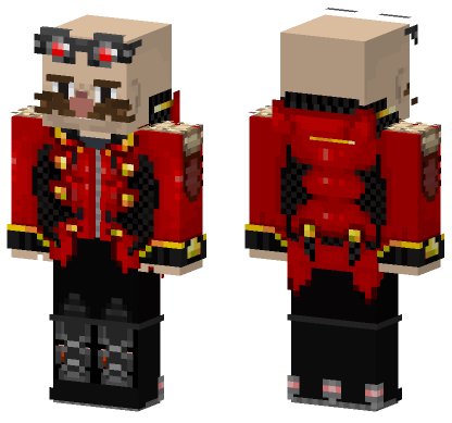 Dr Eggman Sonic The Hedgehog Minecraft Bedrock skin