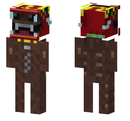 Dragon Sackboy LittleBigPlanet Mashup Minecraft Bedrock skin