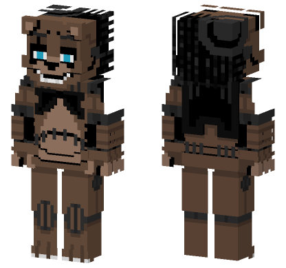 Drawkill Freddy Minecraft Bedrock skin