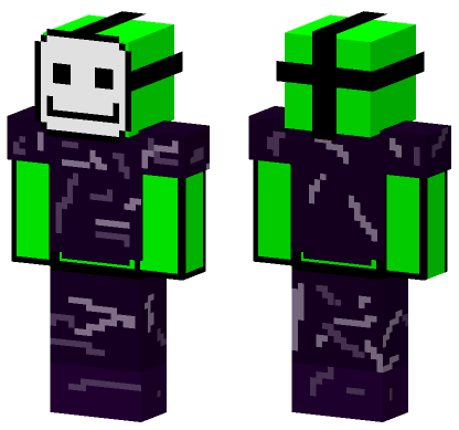 Dream Wearing Obsidian Armour Minecraft Bedrock skin