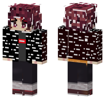 Drip Tanjiro Minecraft Bedrock skin