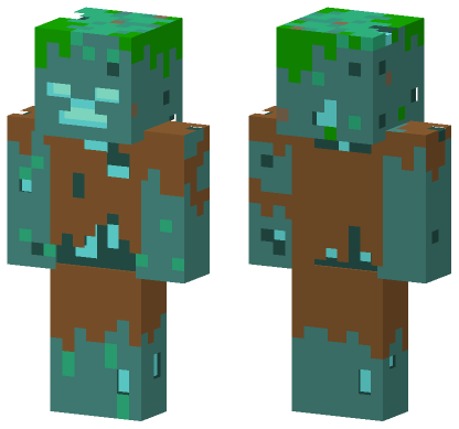 Drowned Skin Minecraft Bedrock skin