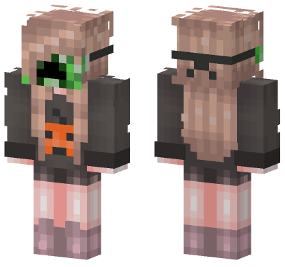 Dual Danger Skin Minecraft Bedrock skin