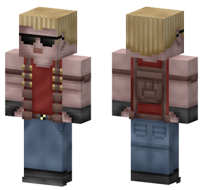 Duke Nukem Milestones Minecraft Bedrock skin
