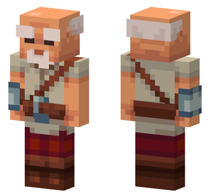 Dungeon Hero 1 Minecraft Bedrock skin