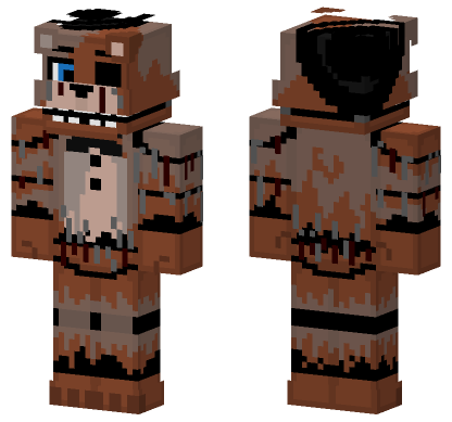 Dust Freddy Minecraft Bedrock skin