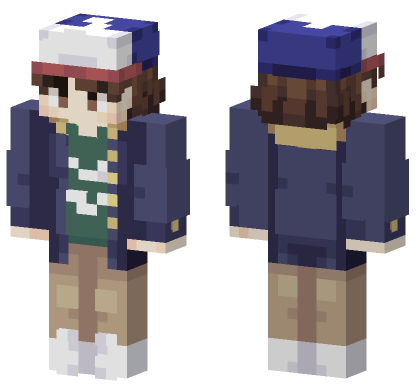 Dustin Season 1 Minecraft Bedrock skin
