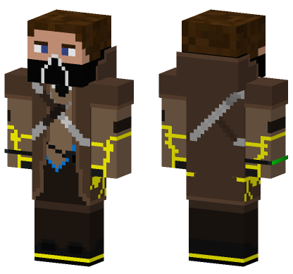 Dying Light 2 Aiden Caldwell Outfit Minecraft Bedrock skin