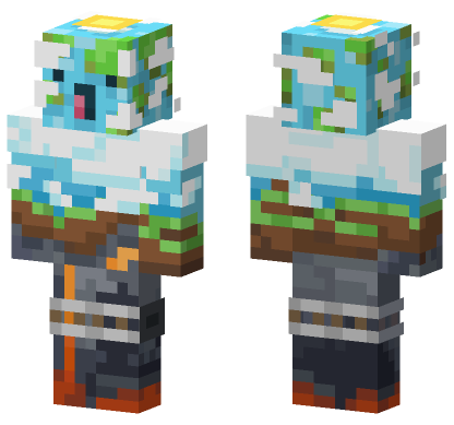 Earth By Snowflake Minecraft Bedrock skin