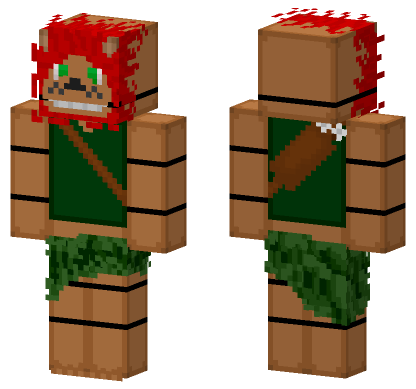 Echo The Lion Minecraft Bedrock skin