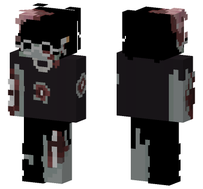 Edited Zombie Boy Minecraft Bedrock skin