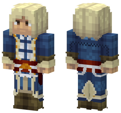 Edward Kenway Duncan Walpole Outfit Minecraft Bedrock skin
