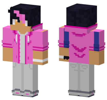 Ein Kc Pink Jacket Minecraft Bedrock skin