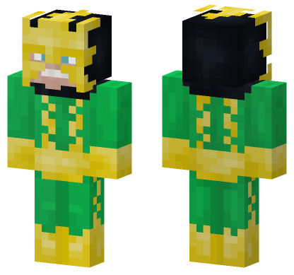 Electro Suit Minecraft Bedrock skin