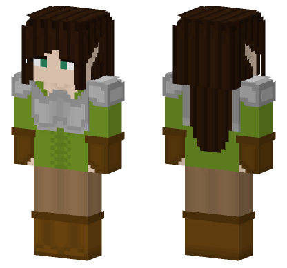Elf Assassin Minecraft Bedrock skin