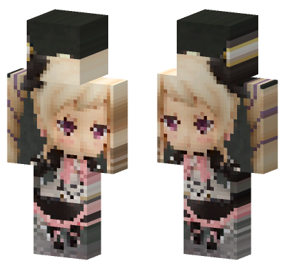 Elise Angry Minecraft Bedrock skin