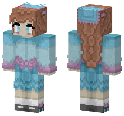 Ella FNAF Novel Trilogy Minecraft Bedrock skin