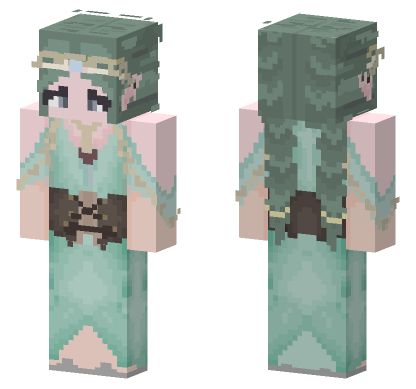 Elven Moonlight Minecraft Bedrock skin